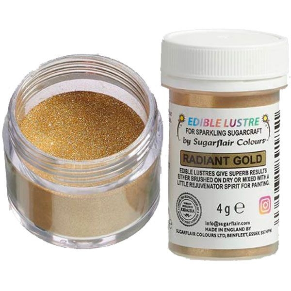 Edible Lustre - Radiant Gold - E171 Free
